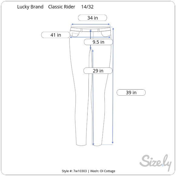 Lucky Brand Womens Jeans Embroidered Pockets - Picture 3 of 7